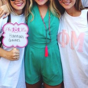 Teal Romper